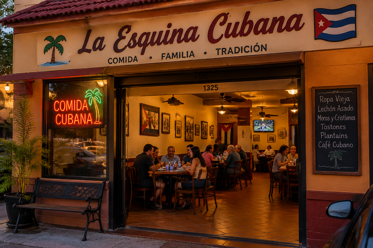 Family-run Cuban restaurant in West Miami